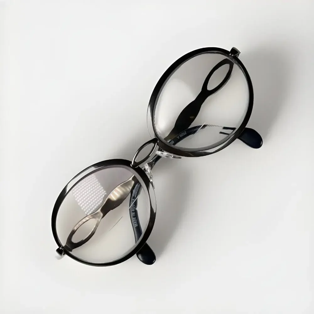 SILHOUETTE M1014 C565 Black eyeglasses sunglasses vintage ONLY FRAME
